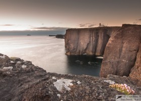 Esha Ness lighthouse, mainland Shetland, Scotland