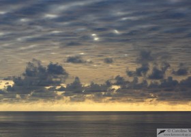 Overcast skies, Atlantic Ocean, Angola.